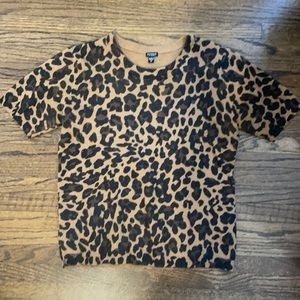 Guess cheetah print shirt 🐆